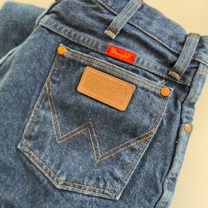 WRANGLER “Red Label” Vintage 70’s-80’s Blue Denim Jeans